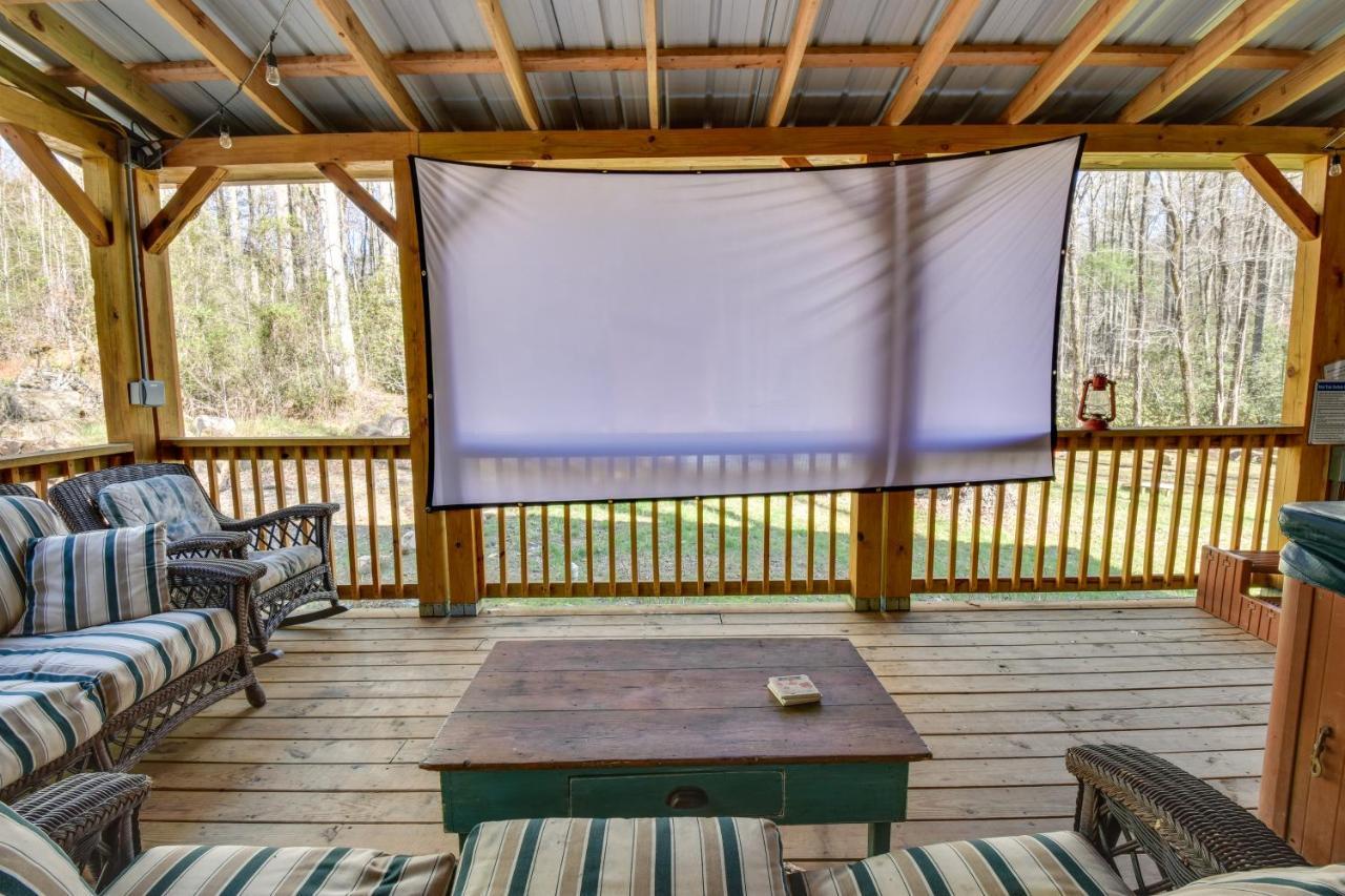 5-Acre North Georgia Mountain Retreat With Creek! Villa Sautee Nacoochee Bagian luar foto