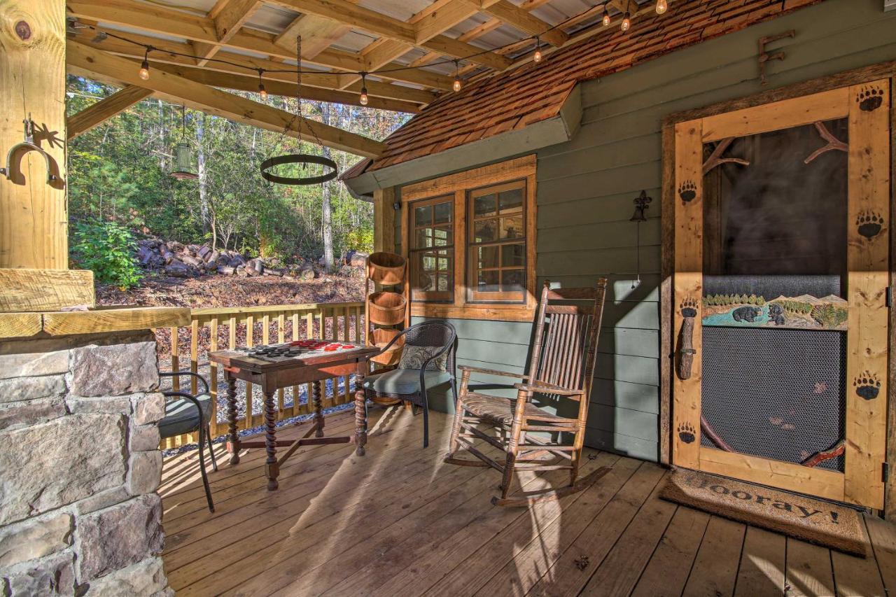 5-Acre North Georgia Mountain Retreat With Creek! Villa Sautee Nacoochee Bagian luar foto