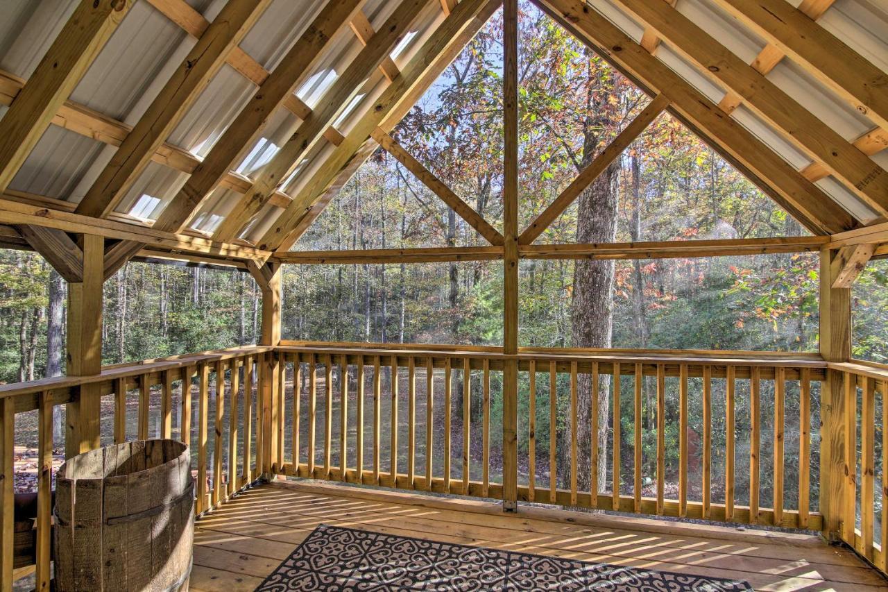 5-Acre North Georgia Mountain Retreat With Creek! Villa Sautee Nacoochee Bagian luar foto