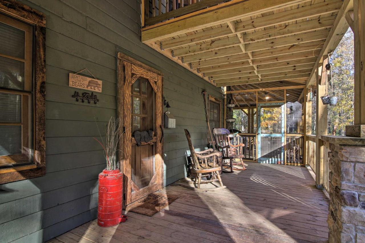 5-Acre North Georgia Mountain Retreat With Creek! Villa Sautee Nacoochee Bagian luar foto