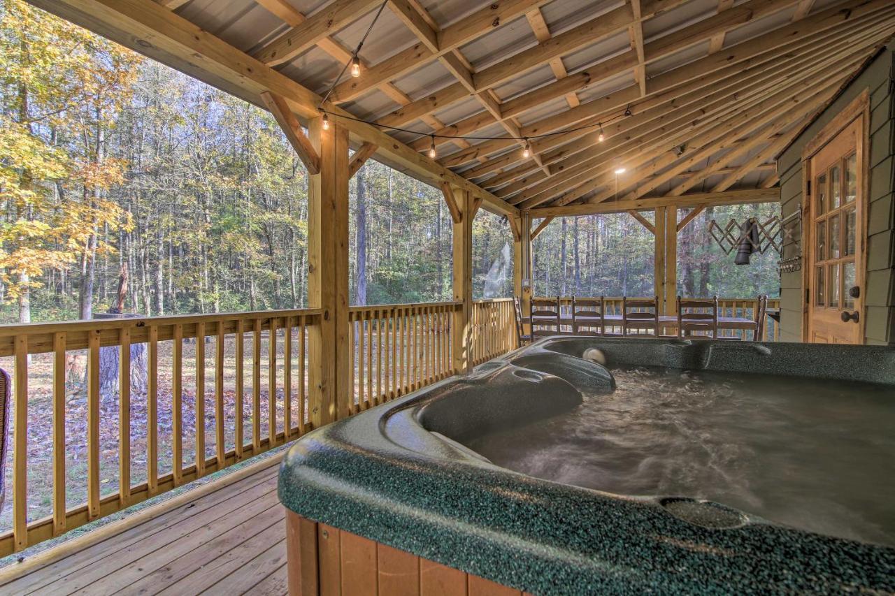 5-Acre North Georgia Mountain Retreat With Creek! Villa Sautee Nacoochee Bagian luar foto