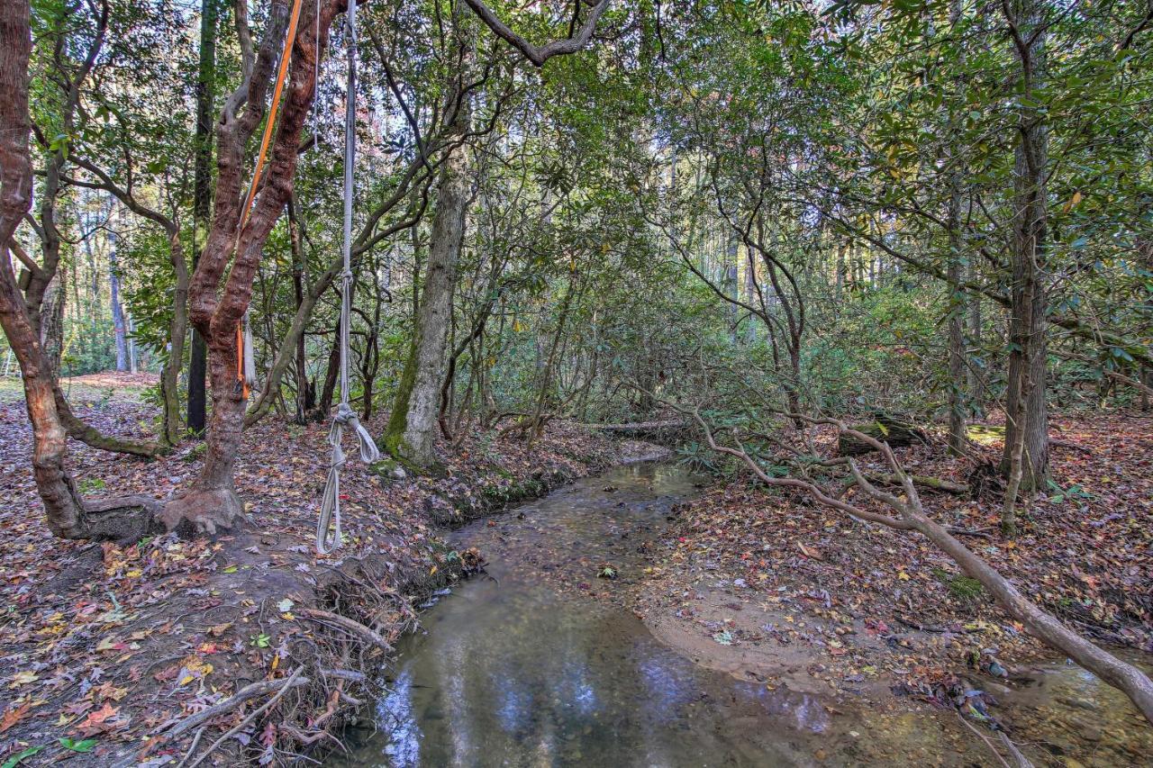 5-Acre North Georgia Mountain Retreat With Creek! Villa Sautee Nacoochee Bagian luar foto