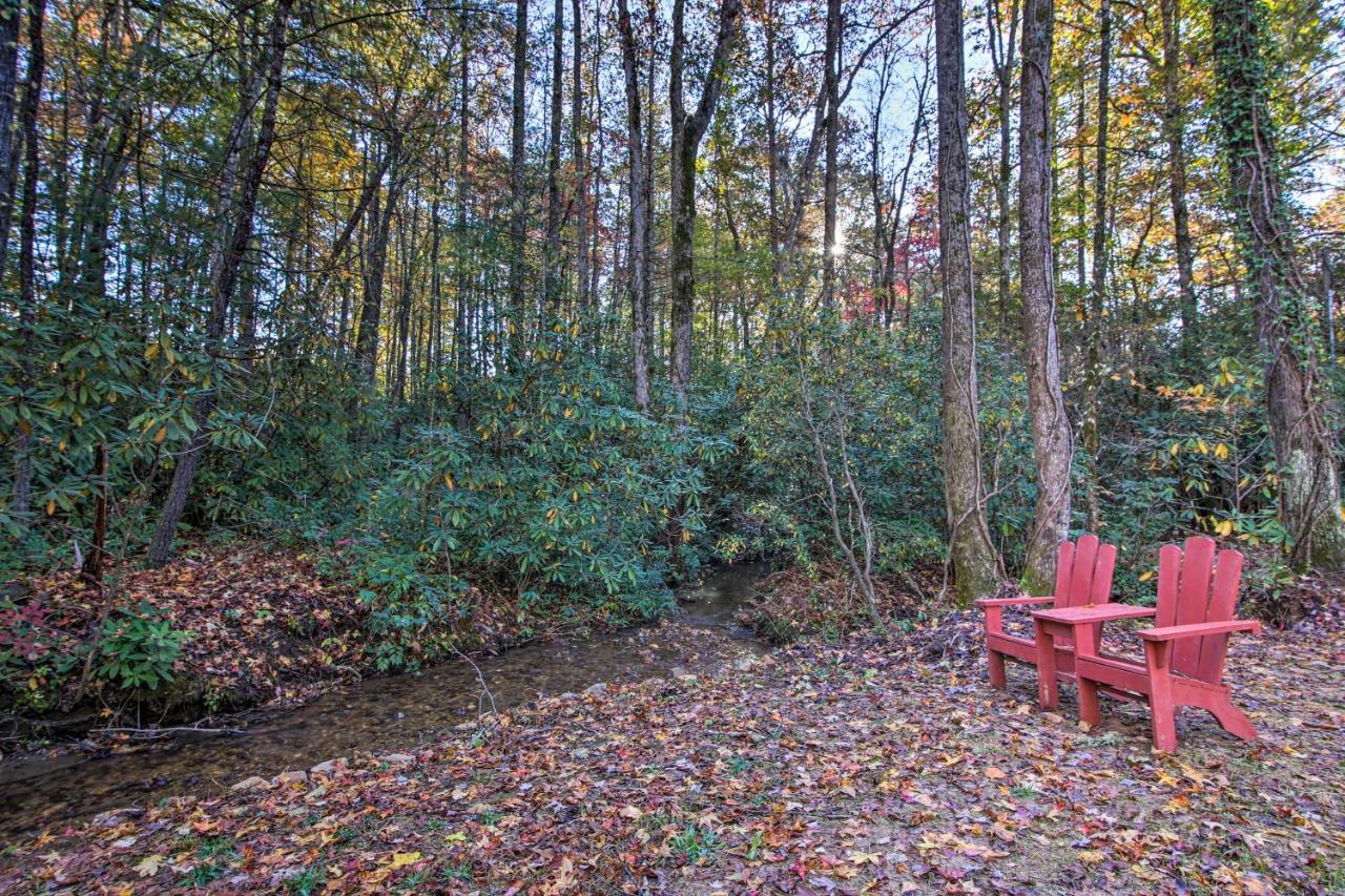5-Acre North Georgia Mountain Retreat With Creek! Villa Sautee Nacoochee Bagian luar foto