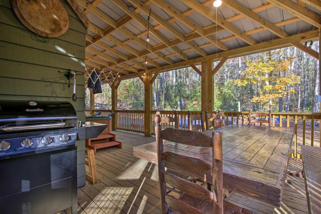 5-Acre North Georgia Mountain Retreat With Creek! Villa Sautee Nacoochee Bagian luar foto
